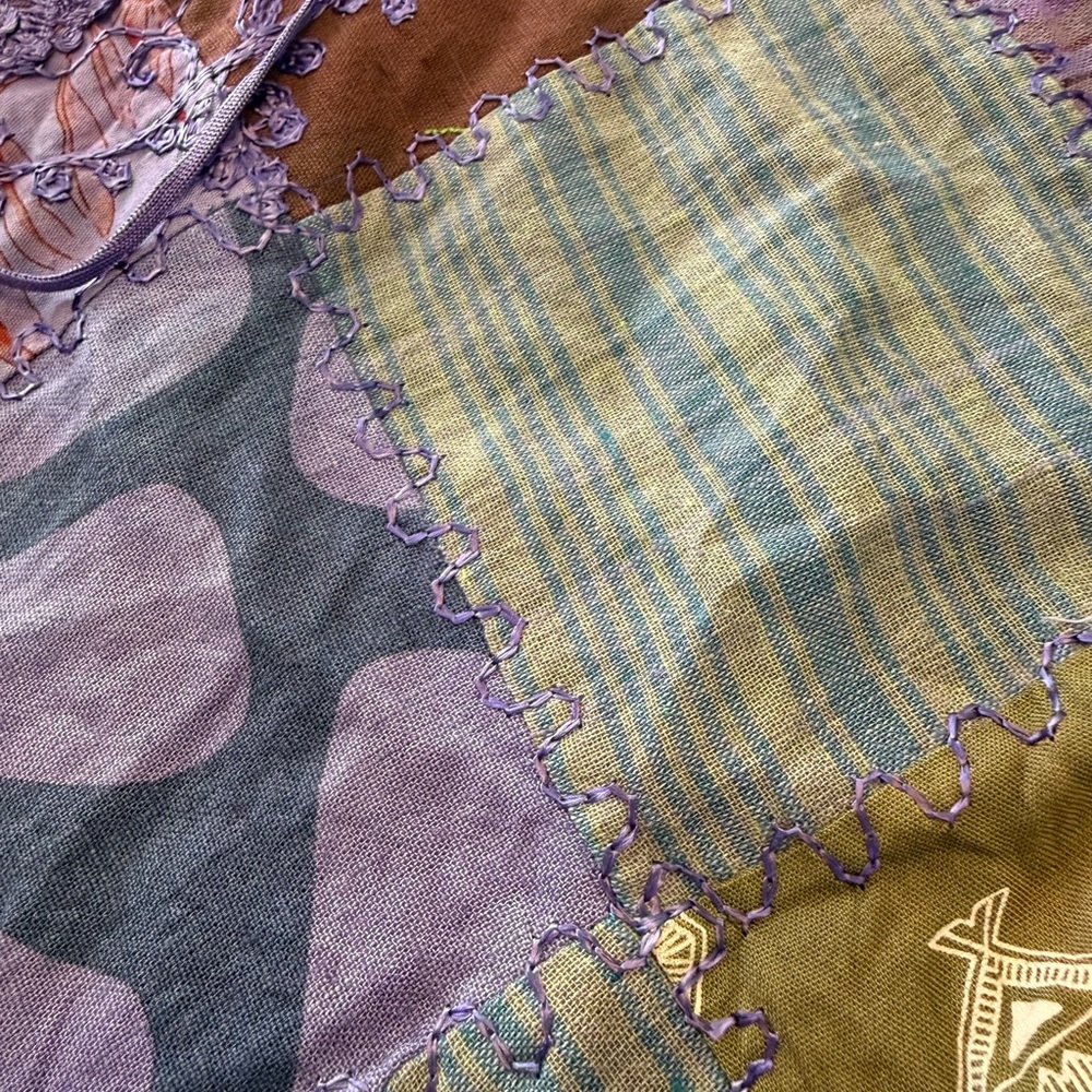 Advance Apparels Multicolor Patchwork Tunic - Picture 7 of 16